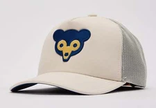 MENS MITCHELL & NESS MLB EVERGREEN TRUCKER COOP CUBS