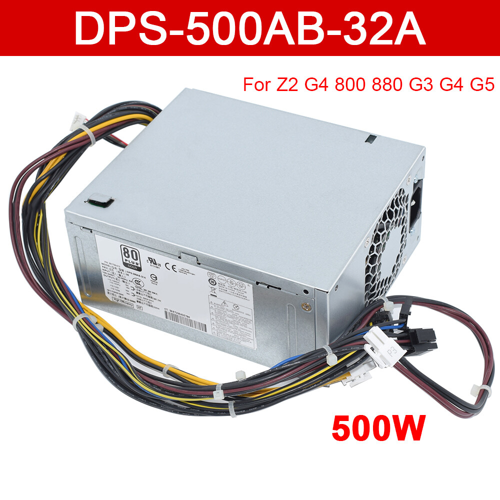 HP純正500W電源ユニット DPS-500AB-32A 交換用500W電源ユニット HP EliteDesk Z2 800 880 G3 G4用 DPS