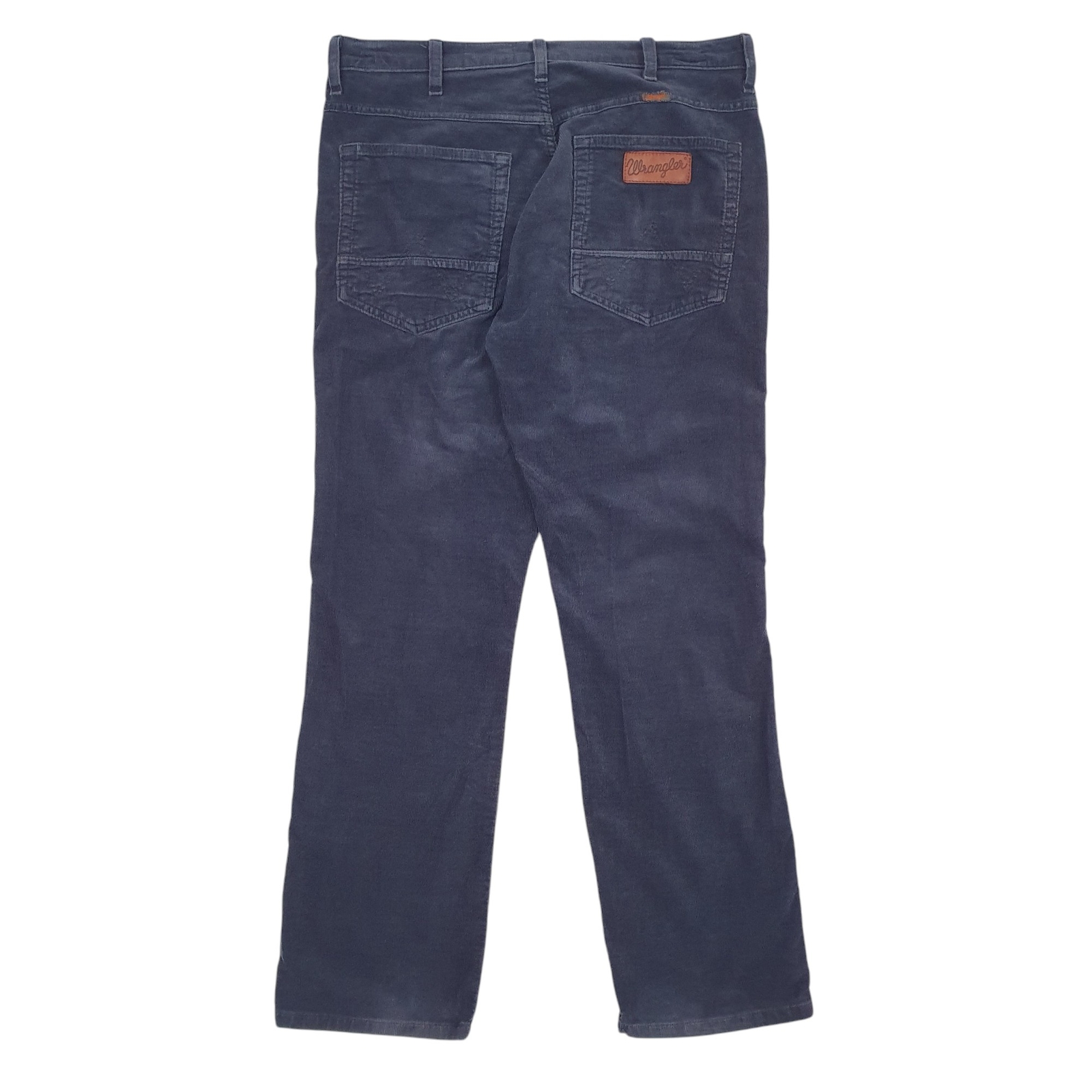 WRANGLER Arizona Corduroy Trousers Cord Jeans Cotton Blend Blue Mens W34 L30 image 3