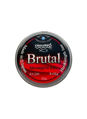 Cralusso Brutal Hooklength 50m Strong Soft Elastic Mono Rig Line