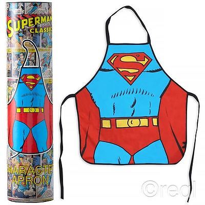 Apron Set Kitchen Official Superman And Box Splashproof New IN