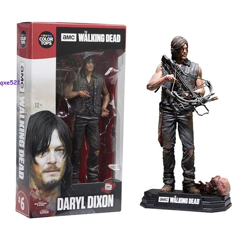 Figuras de ação The Walking Dead Rick Grimes Negan Daryl Dixon modelo brinquedos colecionáveis - Imagem 3 de 4