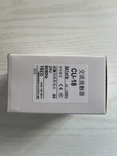 1pcs New TECO CU-18 3A1a1b 24V AC contactor