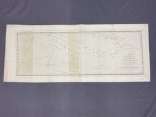 Chart Of Captn. Carteret's Discoveries At New Britain 1773 Antique Nautical Map