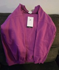 Nike Girls' Sportswear Club Fleece Oversized Sweatshirt Medium 