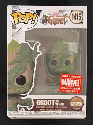 Funko Pop! We Are Groot as Venom #1415 Marvel Collector Corps Exclusive New