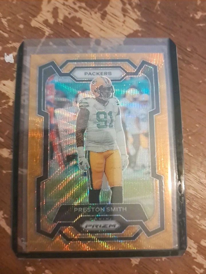 2023 Prizm Football Gold Wave Preston Smith 10/10 Ssp - Image 3 of 4