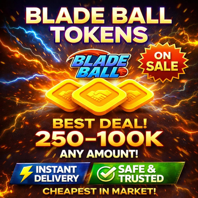 #ad ⚔️ Blade Ball Tokens 💰 Fast Delivery ⚡ Any Amount Cheapest In Whole Market $205.00