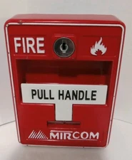 Mircom Red Addressable Pull Station Pre Owned 