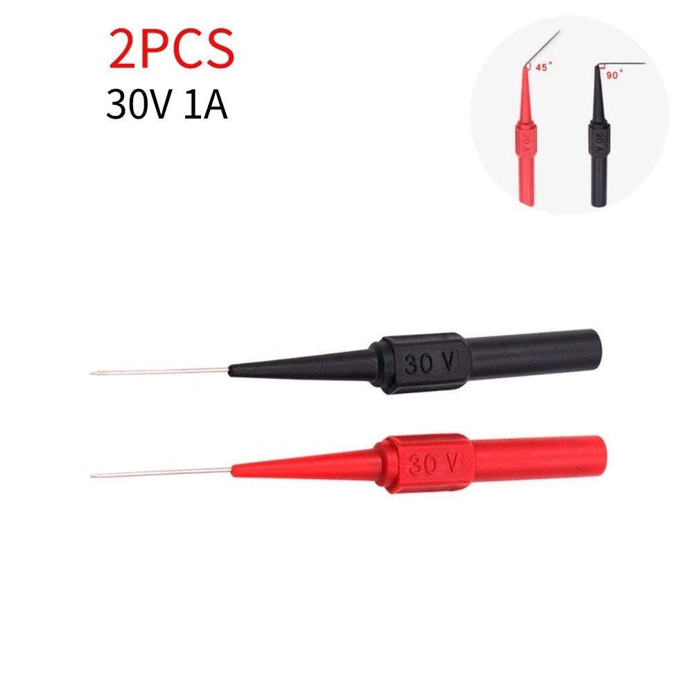 Insulation Piercing Needles Multimeter Test Probe 10A 600V for 2mm 4mm Leads