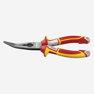 Felo 6.75'' Chain Nose Radio Pliers 45 Degree Bent Nose VDE