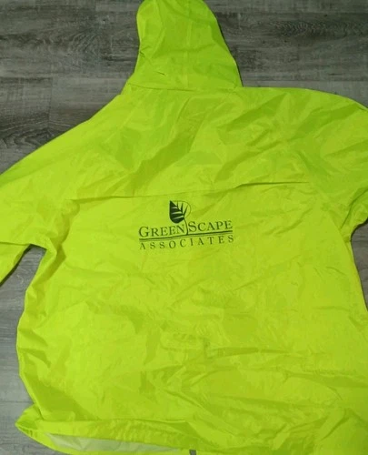 Yellow 2XL Portwest US440 Mens Waterproof Rain Jacket Lightweight Coat Hood image 5