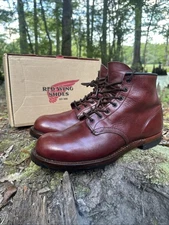 Red Wing Black Cherry Leather Boots Size 10
