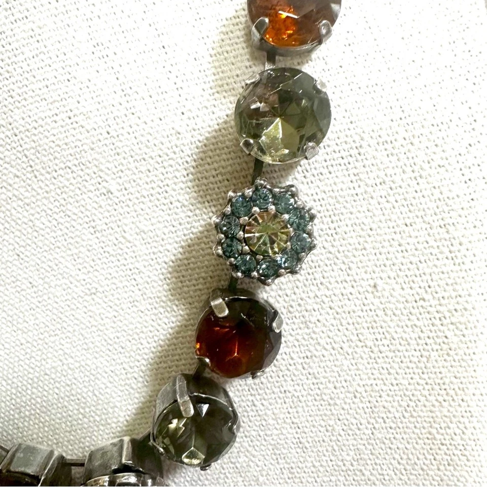 Collar Mariana Redondo Piedra Facetada Declaración Clásico Elegante Joyería Foto 4 de 4