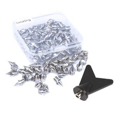 1/4 Inch Track and Cross Country Spikes,110pcs Spikes for Sprint Sports Short...
