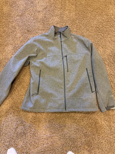 Mens The North Face NF Apex Bionic 3 Windwall Softshell Jacket Grey SZ XL