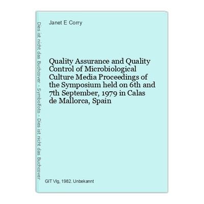 Quality Assurance and Quality Control of Microbiological Culture Media Proceedin