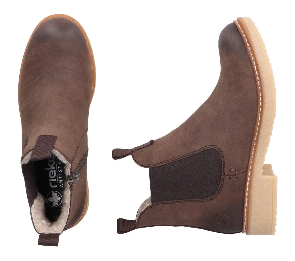 RIEKER Winterstiefelette Chelseaboots, Used-Look, mit Innenreißverschluss , 40 - Bild 2 von 3