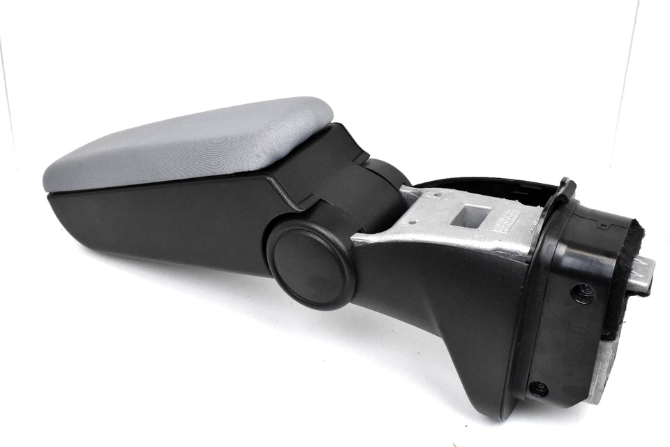 2014-2017 Fiat 500L Center Console Gray Cloth Armrest Lid Storage OEM - Image 3 of 4