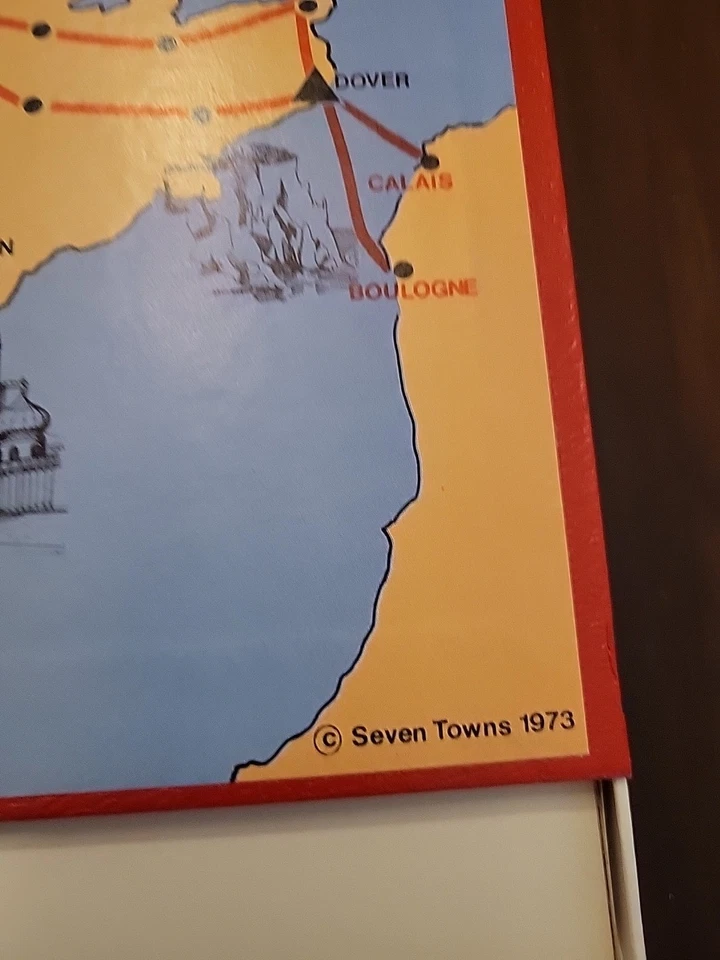 Vintage 1973 THE GREAT GAME Of BRITAIN Board Game ALL CARDS/PIECES - No Dice - Image 3 of 4