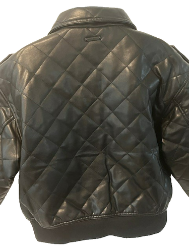 Rebecca Minkoff Bomber Jacket Pockets Ladies Medium Black Snap Closure - Picture 13 of 15