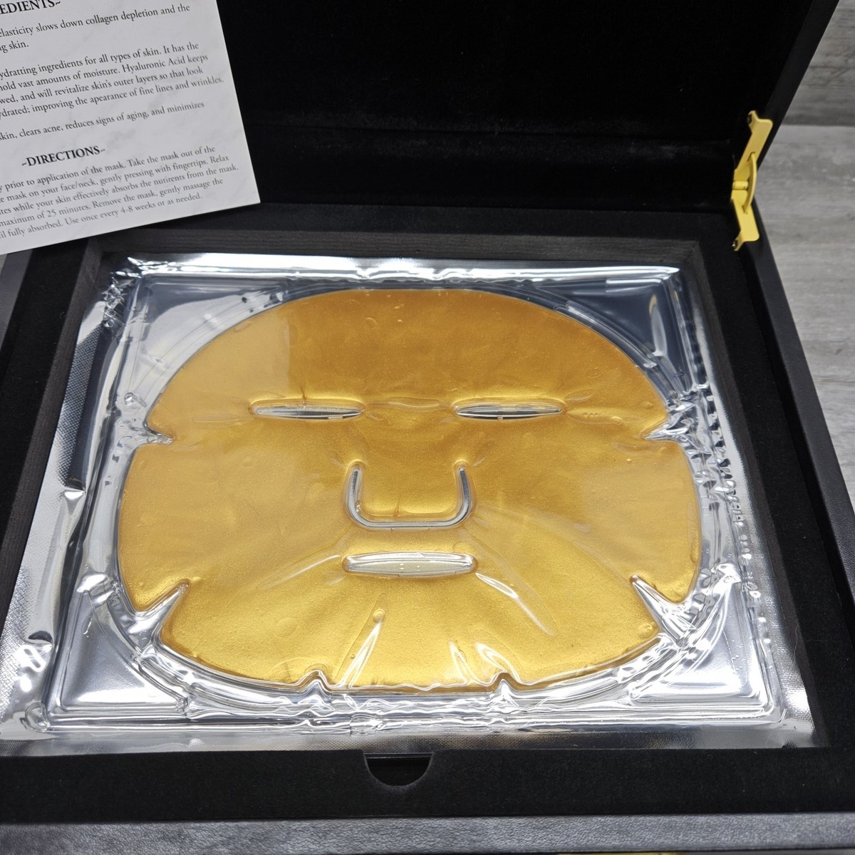Santis Di'Myoor 24K Gold Face Neck Deep Tissue Mask Professional