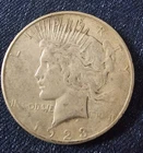 1923 Peace Silver Dollar – Philadelphia Mint – 90% Silver – Circulated Condition