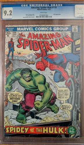 The Amazing Spider-Man Marvel Comics #119 4/73 CGC 9.2