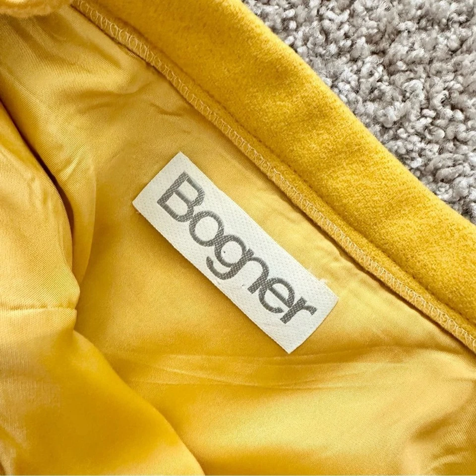 Falda vintage de lana Bogner línea A en amarillo talla XS Foto 4 de 4