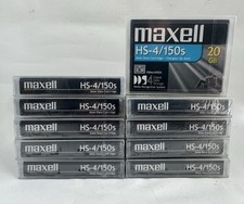 Lot of 10 Maxell HS-4/150S 4mm 150M DDS-4 Data Cartridge Tape 20 GB NEW SEALED