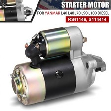Starter Motor S114414 For Yanmar All L Series L40 L48 L70 L90 L100 Diesel Engine