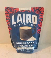 Laird Superfood Non-Dairy - Sweet & Creamy Mushroom Powder - 16 oz Bag