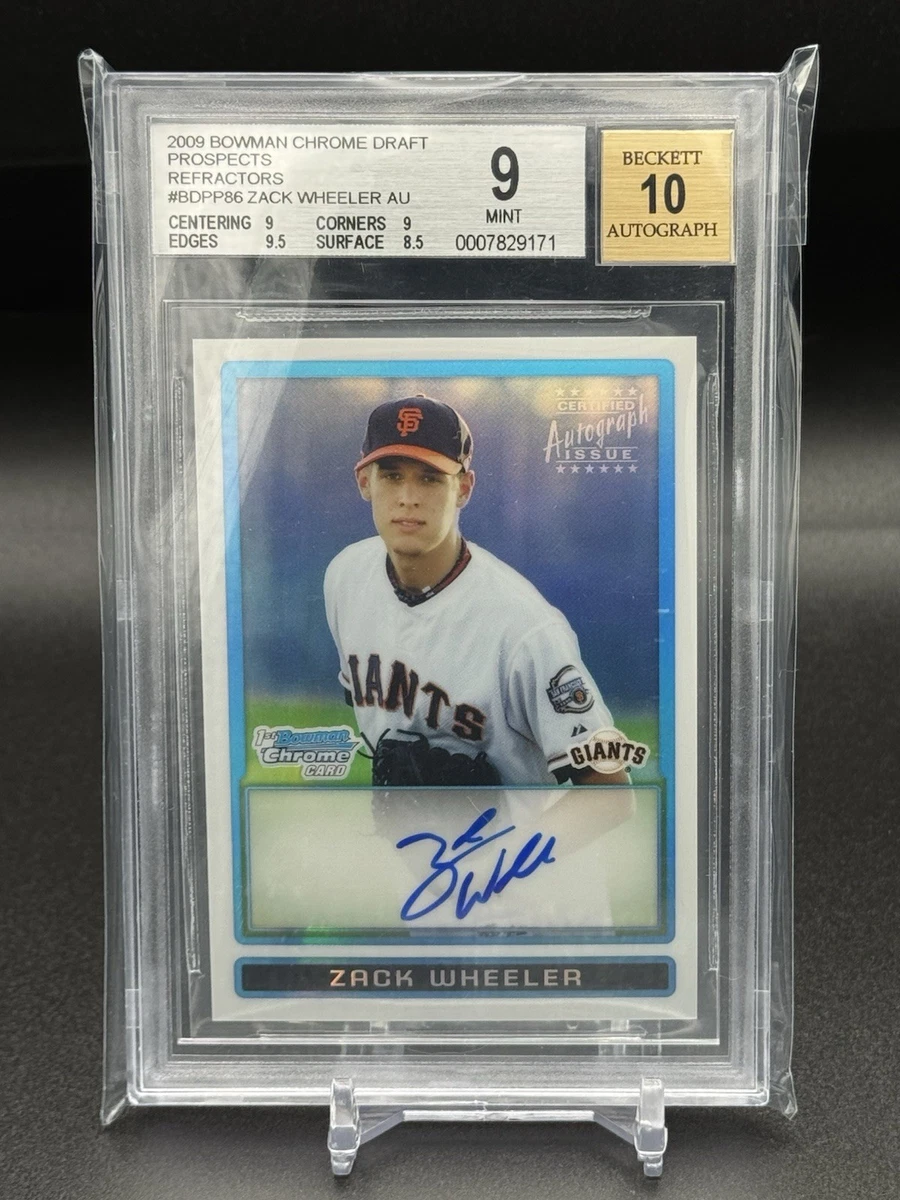 Bowman Zack Wheeler Baseball Sports Trading Cards & Accessories 