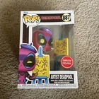 FUNKO POP ! ARTIST DEADPOOL 887 GAMESTOP EXCLUSIVE DEADPOOL J02
