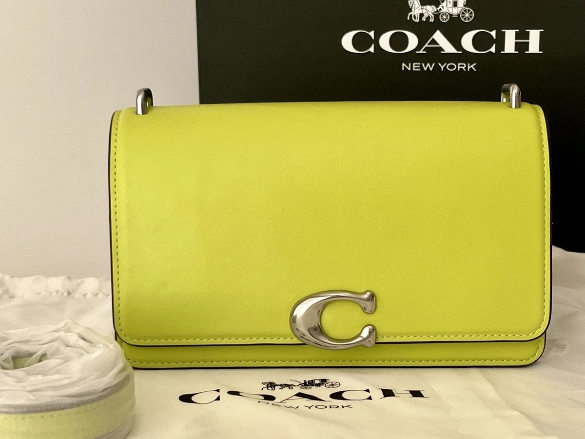 Coach top neon bag