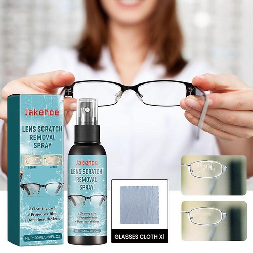 .100ml Lens Scratch Removal Spray Eyeglass Windshield Glass Repair Liquid -US - Picture 9 of 16