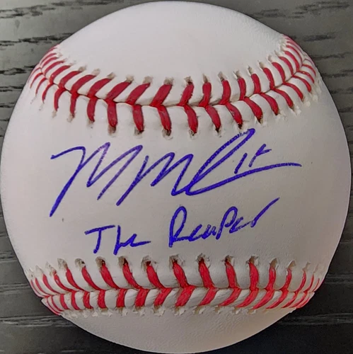Mason Miller Autographed Rawlings OMLB Baseball Inscribed The Reaper Beckett COA