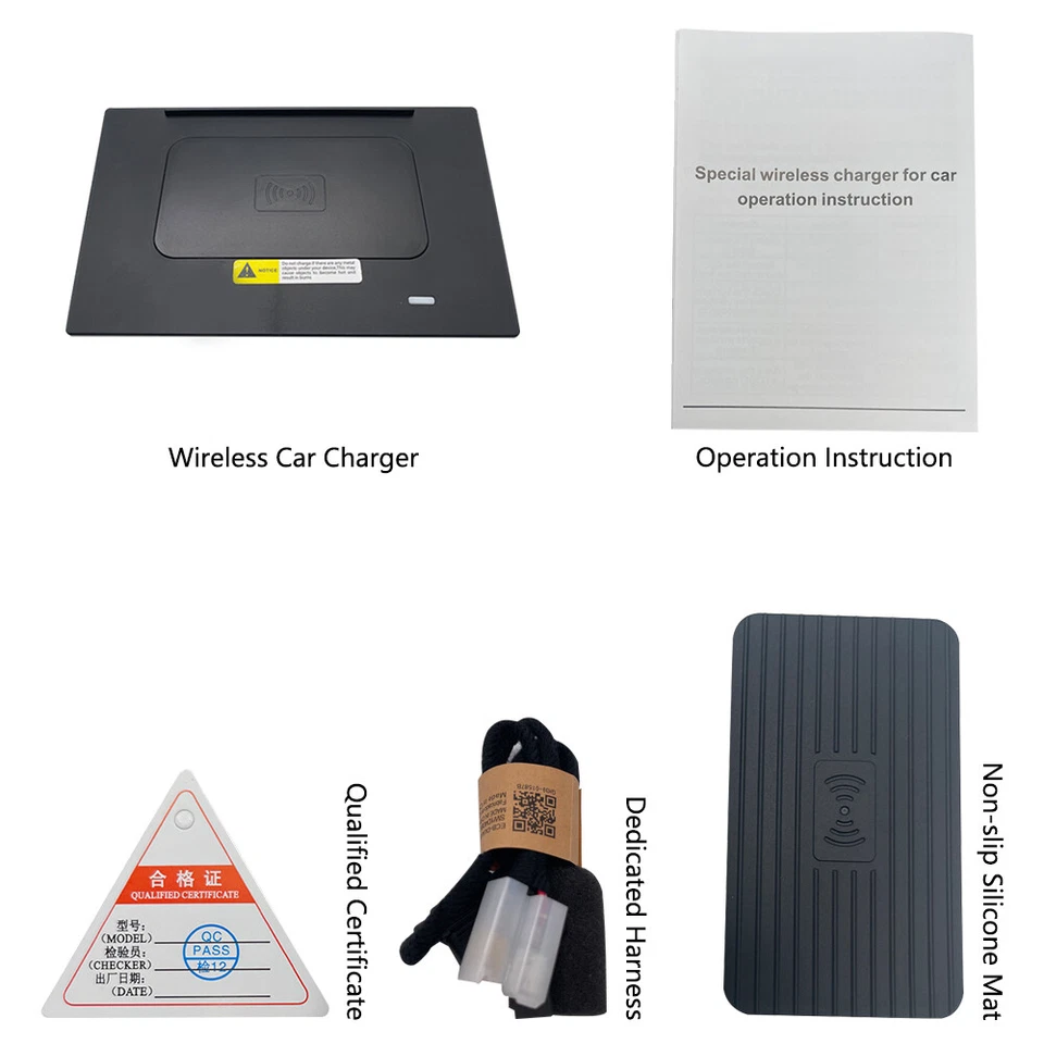 For Suzuki Swift 2016-2020 Center Console  Wireless Fast Charging Pad - Изображение 2 из 4