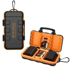 K&F Concept Camera Battery SD Card Holder Water-resistant and Anti-shock Case