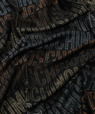 Moschino scarf women 30681M2324016 Multicolor Black wool shawl