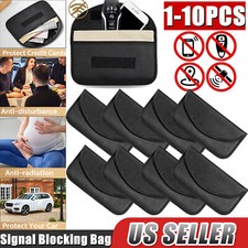 Faraday Bag Cell Phone Wallet Blocker RFID Signal Blocking Shielding Pouch Lot