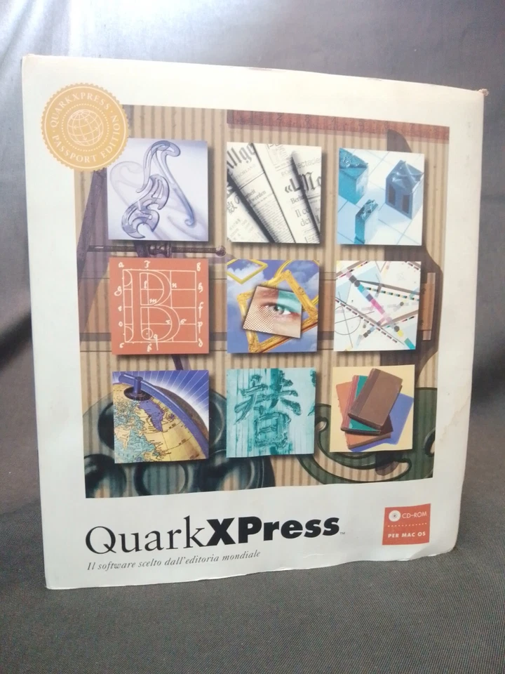 Quark Xpress 4.0 Software Vintage per Mac OS Cd Rom Grafica Editoriale Full 1997 - Immagine 3 di 4