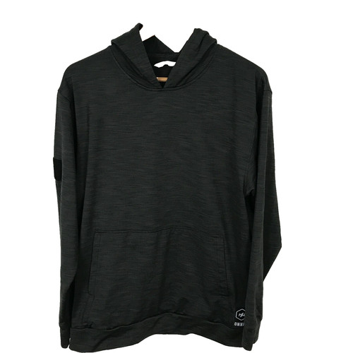 ONNIT Hoodie Sweatshirt Heather Black Pullover Front Pocket Mens Small