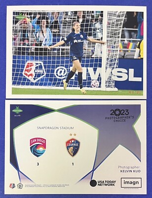 2023 Parkside NWSL Pronto PHOTOGRAPHERS CHOICE 4x6 Set (10) MORGAN/RODMAN/MARTA+