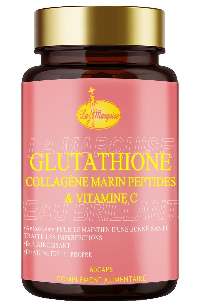 vitamine c et glutathion éclaircissant Collagen GLUTATHION ECLAIRCISSANT, Complément Alimentaire