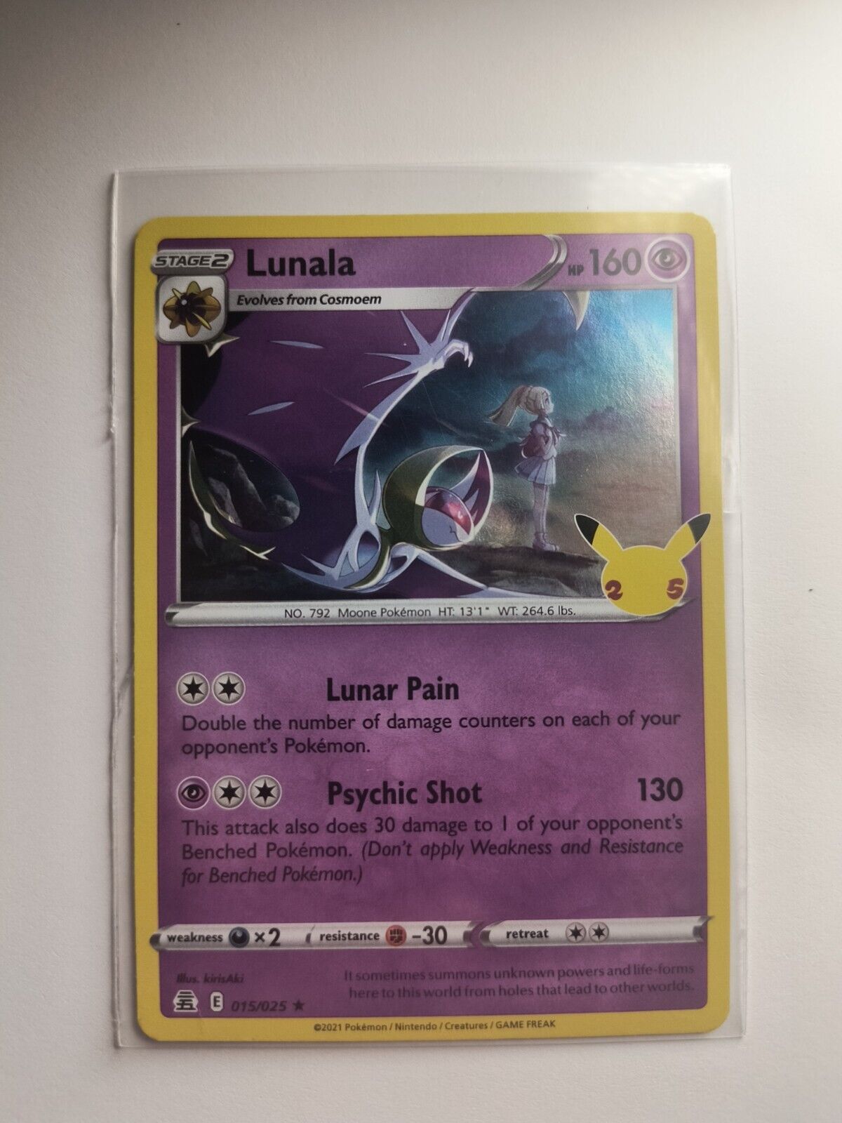 Lunala - 15/25 - Holo Rare