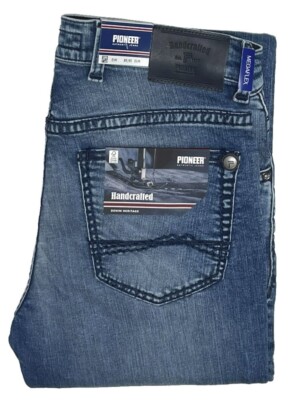 Pioneer Rando W 34 L 32 Handcrafted Megaflex Stretch Jeans Blau 16541.6745.6848
