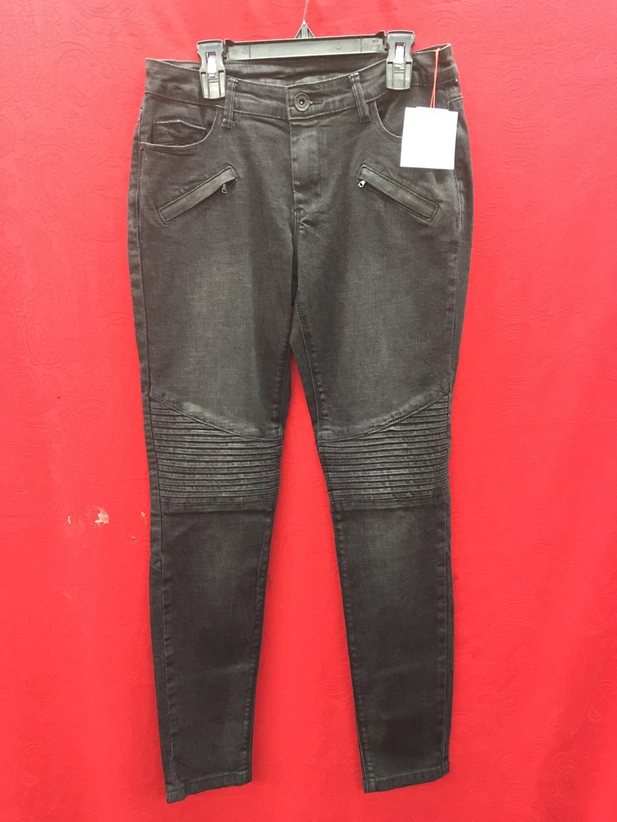 ANNE KLIEN DENIM CAPRI PANTS/NEW WTH TAG/SIZE 4/STRECH FABRIC/RETAIL$89