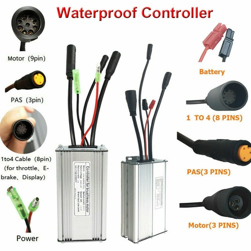 36V 48V 15A 17A 22A Controller 30A 1T4 per 350W 500W 1500W MOTORE BRUSHLESS  ebike | eBay