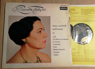 RENATA TEBALDI - ARIEN VERDI / PUCCINI  -LP - DECCA BLK 16138 (K1796)